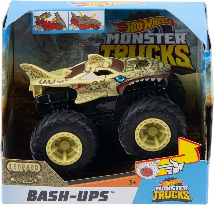 楽天市場 ホットウィール マテル ミニカー ホットウイール 送料無料 Hot Wheels Monster Trucks 1 43 Bash Ups Ast Vehicleホットウィール マテル ミニカー ホットウイール Angelica