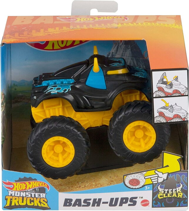 楽天市場 ホットウィール マテル ミニカー ホットウイール 送料無料 Hot Wheels Monster Trucks 1 43 Bash Ups Ast Vehicleホットウィール マテル ミニカー ホットウイール Angelica