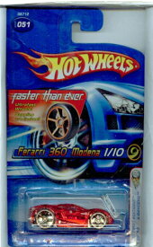 ホットウィール Hot Wheels フェラーリ 360 モデナ 1/10 Faster Than Ever #051 '05ファーストエディション Ferrari ビークル ミニカー