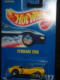ホットウィール マテル ミニカー ホットウイール Hot Wheels #117 Ferrari 250 Plastic Base Black Pipes 7-Spoke Wheels Collectible Collector Car Mattel 1:64 Scaleホットウィール マテル ミニカー ホットウイール