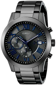 腕時計 ゲス GUESS メンズ U0668G2 GUESS Stainless Steel Gunmetal Chronograph Bracelet Watch with Date. Color: Gunmetal (Model: U0668G2)腕時計 ゲス GUESS メンズ U0668G2