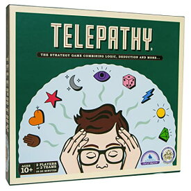 ボードゲーム 英語 アメリカ 海外ゲーム Mighty Fun! - Telepathy? Board Game - Award-Winning Strategy Board Game of Memory, Logic and Deduction for Kids, Adults and Families - 2 Person or Teams - Ages 10+ボードゲーム 英語 アメリカ 海外ゲーム