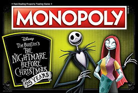 ボードゲーム 英語 アメリカ 海外ゲーム Monopoly Disney Nightmare Before Christmas 25 Years Board Game | 25th Anniversary Collector's Edition | Collectible Monopoly Tokensボードゲーム 英語 アメリカ 海外ゲーム