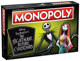 ボードゲーム 英語 アメリカ 海外ゲーム Monopoly Disney Nightmare Before Christmas Board Game | Collectible Monopoly Tim Burton Nightmare Before Christmas Movie | Collectible Monopoly Tokensボードゲーム 英語 アメリカ 海外ゲーム