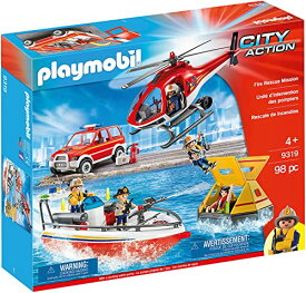 プレイモービル ブロック 組み立て 知育玩具 ドイツ Playmobil Fire Rescue Mission [Amazon Exclusive]プレイモービル ブロック 組み立て 知育玩具 ドイツ