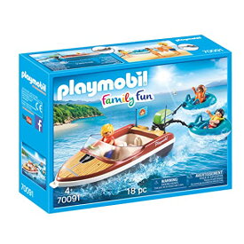 プレイモービル ブロック 組み立て 知育玩具 ドイツ Playmobil Speedboat with Tube Riders Playsetプレイモービル ブロック 組み立て 知育玩具 ドイツ