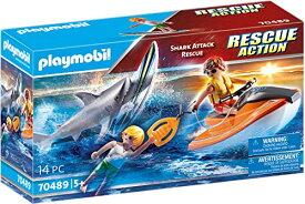 プレイモービル ブロック 組み立て 知育玩具 ドイツ Playmobil Shark Attack and Rescue Boatプレイモービル ブロック 組み立て 知育玩具 ドイツ