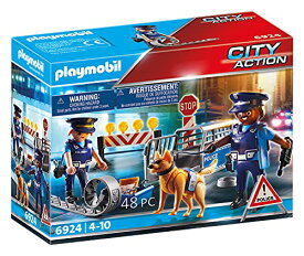 プレイモービル ブロック 組み立て 知育玩具 ドイツ Playmobil Police Roadblockプレイモービル ブロック 組み立て 知育玩具 ドイツ