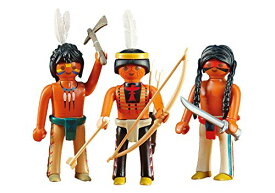 プレイモービル ブロック 組み立て 知育玩具 ドイツ Playmobil Add-On Series - 3 Native American Warriorsプレイモービル ブロック 組み立て 知育玩具 ドイツ