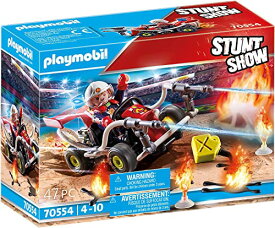 プレイモービル ブロック 組み立て 知育玩具 ドイツ Playmobil Stunt Show Fire Quadプレイモービル ブロック 組み立て 知育玩具 ドイツ