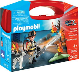 プレイモービル ブロック 組み立て 知育玩具 ドイツ Playmobil Fire Rescue Carry Caseプレイモービル ブロック 組み立て 知育玩具 ドイツ