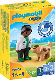 プレイモービル ブロック 組み立て 知育玩具 ドイツ Playmobil - 1.2.3 Vet with Dogプレイモービル ブロック 組み立て 知育玩具 ドイツ