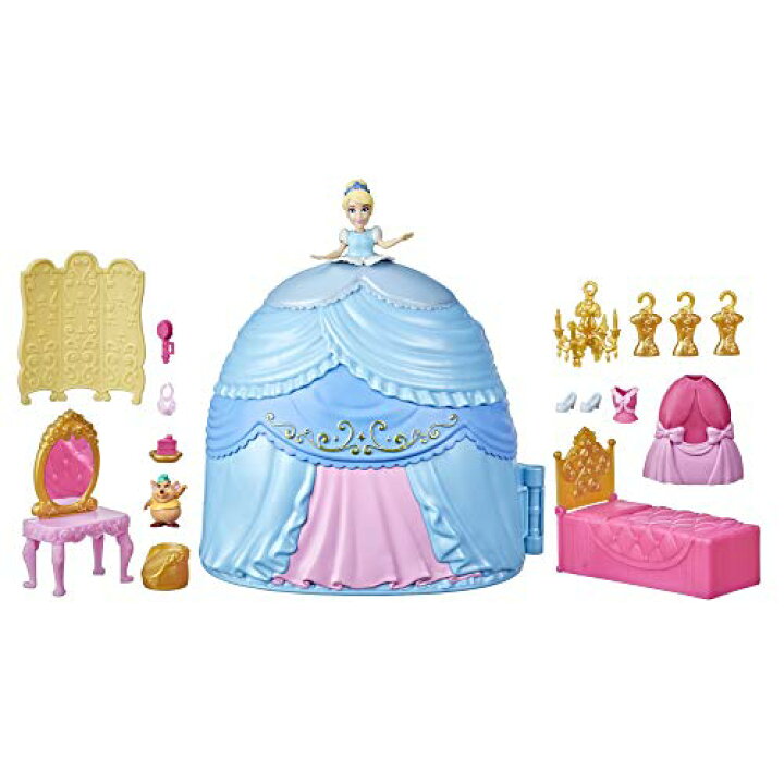 楽天市場 シンデレラ ディズニープリンセス 送料無料 Disney Princess Secret Styles Cinderella Story Skirt Playset With Doll Furniture And Extra Fashions Toy For Girls 4 Years Old And Upシンデレラ ディズニープリンセス Angelica