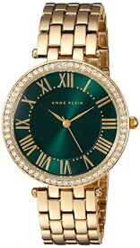 腕時計 アンクライン レディース Anne Klein Women's Premium Crystal Accented Gold-Tone Bracelet Watch, AK/2230GNGB腕時計 アンクライン レディース