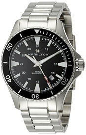 腕時計 ハミルトン メンズ Hamilton Khaki Navy Automatic Black Dial Men's Watch H82335131腕時計 ハミルトン メンズ