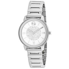 腕時計 モバード レディース Movado Bold Luxe Silver Crystal Pave Dial Ladies Watch 3600658腕時計 モバード レディース