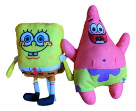スポンジボブ カートゥーンネットワーク Spongebob キャラクター アメリカ限定多数 Spongebob 10 Inch and Patrick 11 Inch Stuffed Plush Doll Toy Setスポンジボブ カートゥーンネットワーク Spongebob キャラクター アメリカ限定多数