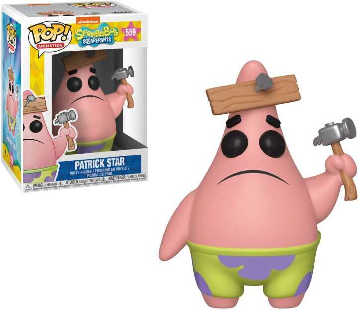 楽天市場 スポンジボブ カートゥーンネットワーク Spongebob キャラクター アメリカ限定多数 送料無料 Funko Pop Animation Spongebob Squarepants Patrick With Board Multicolorスポンジボブ カートゥーンネットワーク Spongebob キャラクター アメリカ限定