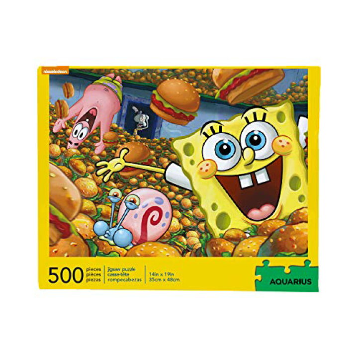 楽天市場 スポンジボブ カートゥーンネットワーク Spongebob キャラクター アメリカ限定多数 送料無料 Aquarius Spongebob Squarepants Puzzle 500 Piece Jigsaw Puzzle Officiallyスポンジボブ カートゥーンネットワーク Spongebob キャラクター アメリカ限定