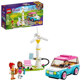 レゴ フレンズ LEGO Friends Olivia's Electric Car Toy 41443 Vehicle for Girls, Boys and Kids 6 Plus Years Old, with Mia Mini-Doll & Puppy Figure Eco Education Playsetレゴ フレンズ