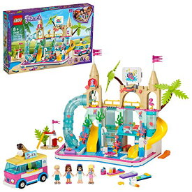 レゴ フレンズ LEGO Friends Summer Fun Water Park 41430 Set Featuring Friends Stephanie, Emma, Olivia and Mason Buildable Mini-Doll Figures, Perfect Set for Creative Play (1,001 Pieces)レゴ フレンズ