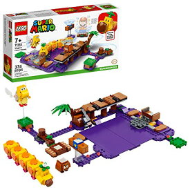 レゴ LEGO Super Mario Wiggler’s Poison Swamp Expansion Set 71383 Building Kit; Unique Gift Toy Playset for Creative Kids, New 2021 (374 Pieces)レゴ