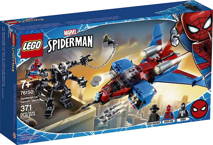 楽天市場】レゴ LEGO Marvel Spider-Man Spider-Jet vs Venom 