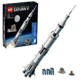 レゴ LEGO 92176 Ideas NASA Apollo Saturn V Space Rocket and Vehicles, Spaceship Collectors Building Set with Display Stand [Amazon Exclusive], 14+ yearsレゴ