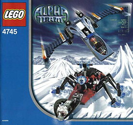 レゴ LEGO Alpha Team 4745: Blue Eagle Versus Snow Crawlerレゴ