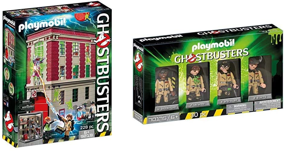 無料ラッピングでプレゼントや贈り物にも 逆輸入並行輸入送料込 プレイモービル ブロック 組み立て 高級な 知育玩具 再再販 ドイツ Firehouse Ghostbustersプレイモービル Set 送料無料 PLAYMOBIL Ghostbusters Collector's