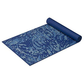 ヨガマット フィットネス Gaiam Yoga Mat Premium Print Extra Thick Non Slip Exercise & Fitness Mat for All Types of Yoga, Pilates & Floor Workouts, Coastal Blue, 68 inch (Long) x 24 inch (Wide) x 6mm (Thick)ヨガマット フィットネス