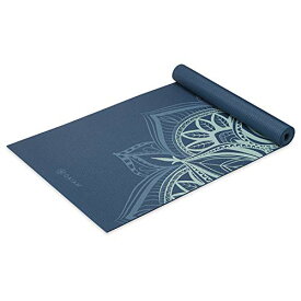 ヨガマット フィットネス Gaiam Yoga Mat Premium Print Non Slip Exercise & Fitness Mat for All Types of Yoga, Pilates & Floor Workouts, Cool Mint Point, 68 inch L x 24 inch W x 5mm Thickヨガマット フィットネス