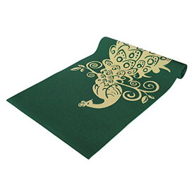 ヨガマット フィットネス Wai Lana Yoga and Pilates Mat (Himalaya, Green)- 1/4 Inch Extra Thick Non-Slip Stylish, Latex-Free, Lightweight, Optimum Comfortヨガマット フィットネス