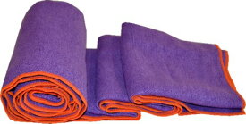 ヨガマット フィットネス Khataland Equanimity Yoga Towel with Travel Case, Extra Long Mat Size 72x24.5-Inch, Purpleヨガマット フィットネス