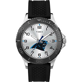腕時計 タイメックス メンズ Timex Men's TWZFPANMD NFL Gamer Carolina Panthers Watch腕時計 タイメックス メンズ