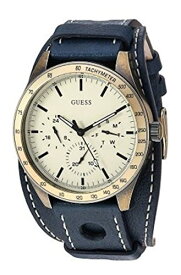 腕時計 ゲス GUESS メンズ Guess Gents Trend Mens Analog Quartz Watch with Leather Bracelet W1100G2腕時計 ゲス GUESS メンズ