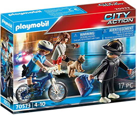 プレイモービル ブロック 組み立て 知育玩具 ドイツ Playmobil Police Bicycle with Thiefプレイモービル ブロック 組み立て 知育玩具 ドイツ