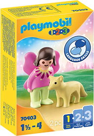 プレイモービル ブロック 組み立て 知育玩具 ドイツ Playmobil Fairy Friend with Fox 70403 1.2.3 for Young Kidsプレイモービル ブロック 組み立て 知育玩具 ドイツ