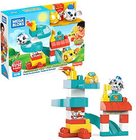 メガブロック メガコンストラックス 組み立て 知育玩具 Mega Bloks Peek A Blocks Amusement Park with Big Building Blocks, Building Toys for Toddlers (30 Pieces)メガブロック メガコンストラックス 組み立て 知育玩具