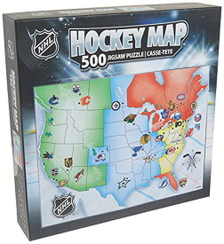 ジグソーパズル 海外製 アメリカ MasterPieces 500 Piece Sports Jigsaw Puzzle for Adults - NHL League Hockey Map - 21"x15"ジグソーパズル 海外製 アメリカ