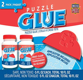 ジグソーパズル 海外製 アメリカ MasterPieces Puzzle Glue and Wide Plastic Spreader 5oz - Pack - Jigsaw Puzzle Saver Clear Glue for Puzzle Protectorジグソーパズル 海外製 アメリカ