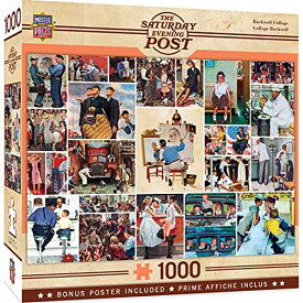 ジグソーパズル 海外製 アメリカ Masterpieces 1000 Piece Jigsaw Puzzle for Adults, Family, Or Kids - Rockwell Collage - 19.25"x26.75"ジグソーパズル 海外製 アメリカ