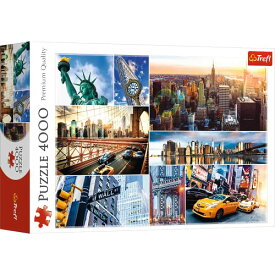 ジグソーパズル 海外製 アメリカ Trefl New York Collage 4000 Piece Jigsaw Puzzle Red 54"x38" Print, DIY Puzzle, Creative Fun, Classic Puzzle for Adults and Children from 15 Years Oldジグソーパズル 海外製 アメリカ