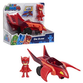 PJ Masks しゅつどう！パジャマスク アメリカ直輸入 おもちゃ PJ Masks Owlette and Owl Glider, 2-Piece Articulated Action Figure and Vehicle Set, Red, Kids Toys for Ages 3 Up by Just PlayPJ Masks しゅつどう！パジャマスク アメリカ直輸入 おもちゃ