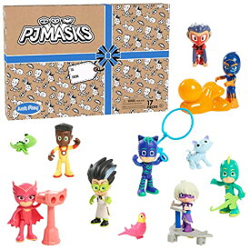 PJ Masks しゅつどう！パジャマスク アメリカ直輸入 おもちゃ PJ Masks Deluxe Figure Set, 17 Pieces for PJ Masks Toys and Playsets, Kids Toys for Ages 3 Up by Just PlayPJ Masks しゅつどう！パジャマスク アメリカ直輸入 おもちゃ