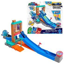 PJ Masks しゅつどう！パジャマスク アメリカ直輸入 おもちゃ PJ Masks Die Cast Playset for 1:43 Scale Vehicles, Kids Toys for Ages 3 Up by Just PlayPJ Masks しゅつどう！パジャマスク アメリカ直輸入 おもちゃ