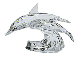 スワロフスキー クリスタル 置物 オーナメント SWAROVSKI Swarovski Crystal Dolphin Lead Me 1990 Annual Edition Figurineスワロフスキー クリスタル 置物 オーナメント SWAROVSKI
