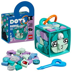 レゴ LEGO DOTS Bag Tag Narwhal 41928 DIY Craft Decorations Kit; Gift for Kids Who Like to Make Their Own Bag Tag Accessories; Makes a Cool, Customizable Toy Treat for Self-Expression, New 2021 (85 Pieces)レゴ