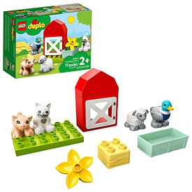 レゴ デュプロ LEGO DUPLO Town Farm Animal Care 10949 Toy for Toddlers, Girls and Boys 2 Plus Years Old with Duck, Pig, Sheep & Cat Figures, Early Development Toysレゴ デュプロ