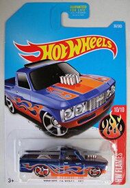 ホットウィール マテル ミニカー ホットウイール Hot Wheels 2017 HW Flames Custom '72 Chevy Luv 36/365, Blueホットウィール マテル ミニカー ホットウイール